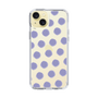 スリムプロテクションケース［ オリジナル - 推し色水玉 - パープル ］