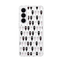 スリムプロテクションケース［ クシニョロ - クシニョロ - モノクロ ］