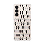 スリムプロテクションケース［ クシニョロ - クシニョロ - モノクロ ］