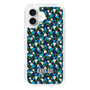 スリムプロテクションケース［ ANNA SUI - HEARTS VINE - BLUE ］