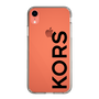 スリムプロテクションケース［ MICHAEL KORS - Logo - Black ］