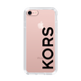 スリムプロテクションケース［ MICHAEL KORS - Logo - Black ］