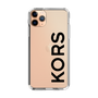 スリムプロテクションケース［ MICHAEL KORS - Logo - Black ］