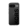 スリムプロテクションケース［ MICHAEL KORS - Logo - Black ］