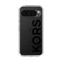 スリムプロテクションケース［ MICHAEL KORS - Logo - Black ］