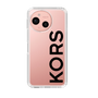 スリムプロテクションケース［ MICHAEL KORS - Logo - Black ］