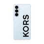 スリムプロテクションケース［ MICHAEL KORS - Logo - Black ］