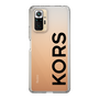 スリムプロテクションケース［ MICHAEL KORS - Logo - Black ］