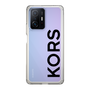 スリムプロテクションケース［ MICHAEL KORS - Logo - Black ］
