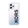 スリムプロテクションケース［ MICHAEL KORS - Logo - Black ］