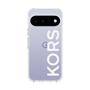 スリムプロテクションケース［ MICHAEL KORS - Logo - White ］