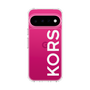 スリムプロテクションケース［ MICHAEL KORS - Logo - White ］