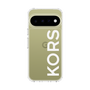 スリムプロテクションケース［ MICHAEL KORS - Logo - White ］