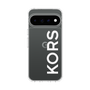 スリムプロテクションケース［ MICHAEL KORS - Logo - White ］