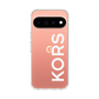 スリムプロテクションケース［ MICHAEL KORS - Logo - White ］