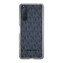 スリムプロテクションケース［ MICHAEL KORS - Signiture - Clear Black ］