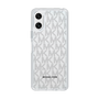 スリムプロテクションケース［ MICHAEL KORS - Signiture - Clear Black ］