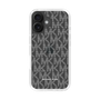 スリムプロテクションケース［ MICHAEL KORS - Signiture - Clear White ］