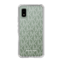 スリムプロテクションケース［ MICHAEL KORS - Signiture - Clear White ］