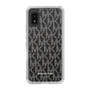 スリムプロテクションケース［ MICHAEL KORS - Signiture - Clear White ］