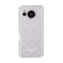スリムプロテクションケース［ MICHAEL KORS - Signiture - Clear White ］