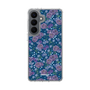 スリムプロテクションケース［ 日比谷花壇 - FloralSymphony - ネイビー ］