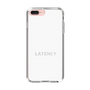 スリムプロテクションケース［ LATENCY - Logotype - White ］