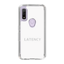 スリムプロテクションケース［ LATENCY - Logotype - White ］