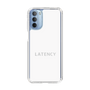 スリムプロテクションケース［ LATENCY - Logotype - White ］