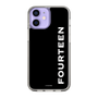 スリムプロテクションケース［ フォーティーン - フォーティーンロゴ - ブラック ］
