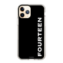 スリムプロテクションケース［ フォーティーン - フォーティーンロゴ - ブラック ］