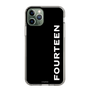 スリムプロテクションケース［ フォーティーン - フォーティーンロゴ - ブラック ］