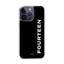 スリムプロテクションケース［ フォーティーン - フォーティーンロゴ - ブラック ］