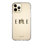 スリムプロテクションケース［ ELLE×ポムポムプリン - ロゴ ］