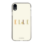 スリムプロテクションケース［ ELLE×ポムポムプリン - ロゴ - ベージュ ］
