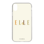 スリムプロテクションケース［ ELLE×ポムポムプリン - ロゴ - ベージュ ］