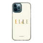 スリムプロテクションケース［ ELLE×ポムポムプリン - ロゴ - ベージュ ］