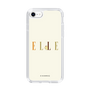 スリムプロテクションケース［ ELLE×ポムポムプリン - ロゴ - ベージュ ］