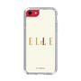 スリムプロテクションケース［ ELLE×ポムポムプリン - ロゴ - ベージュ ］