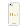 スリムプロテクションケース［ ELLE×ポムポムプリン - ロゴ - ベージュ ］