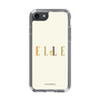 スリムプロテクションケース［ ELLE×ポムポムプリン - ロゴ - ベージュ ］