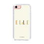 スリムプロテクションケース［ ELLE×ポムポムプリン - ロゴ - ベージュ ］