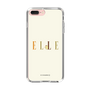 スリムプロテクションケース［ ELLE×ポムポムプリン - ロゴ - ベージュ ］