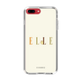 スリムプロテクションケース［ ELLE×ポムポムプリン - ロゴ - ベージュ ］