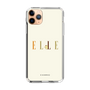 スリムプロテクションケース［ ELLE×ポムポムプリン - ロゴ - ベージュ ］