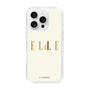 スリムプロテクションケース［ ELLE×ポムポムプリン - ロゴ - ベージュ ］