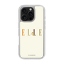 スリムプロテクションケース［ ELLE×ポムポムプリン - ロゴ - ベージュ ］