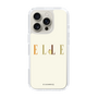 スリムプロテクションケース［ ELLE×ポムポムプリン - ロゴ - ベージュ ］