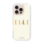 スリムプロテクションケース［ ELLE×ポムポムプリン - ロゴ - ベージュ ］