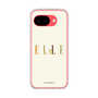 スリムプロテクションケース［ ELLE×ポムポムプリン - ロゴ - ベージュ ］